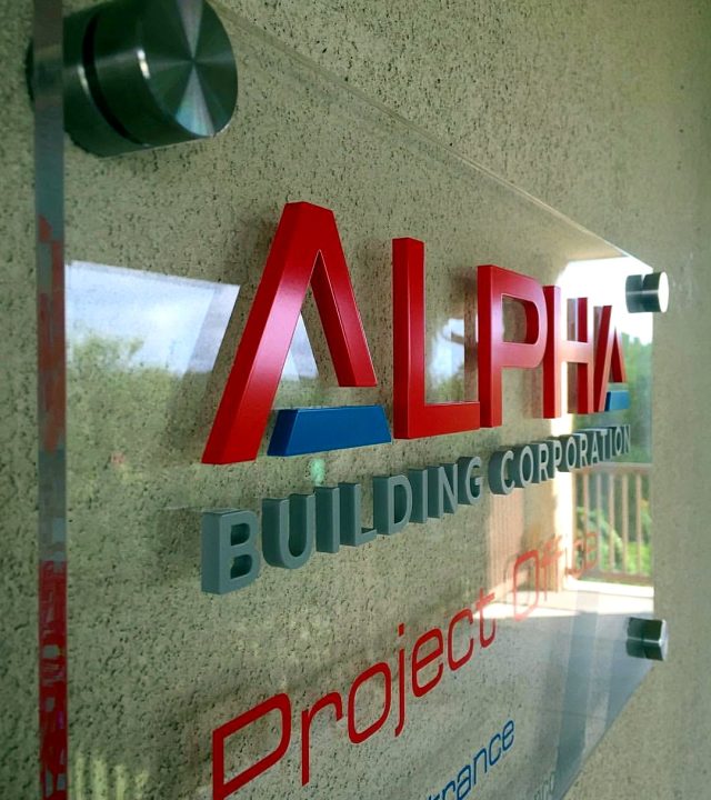 02 interior alpha building sign